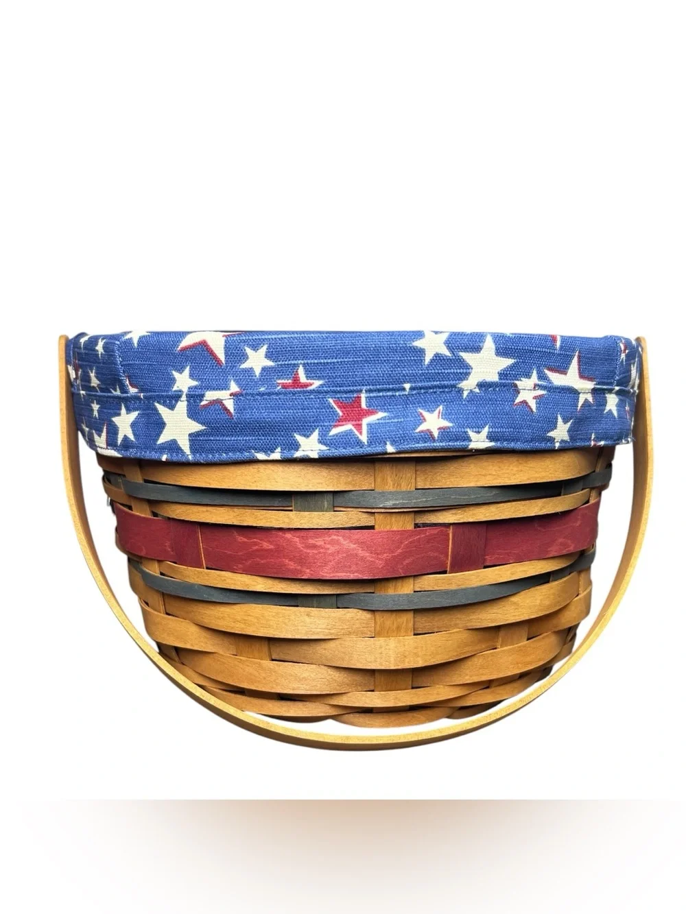 Longaberger Retired 2008 American Celebrations Oval Market Basket Combo